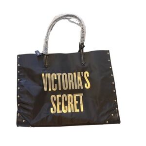 Victoria's Secret Black and Gold Tote Bag Large, No More Inventory Price to sell